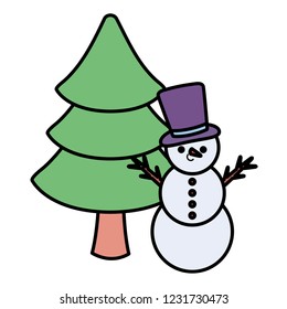 cartoon snowman design