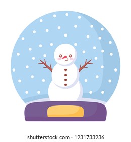cartoon snowman design