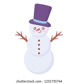 cartoon snowman design