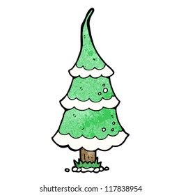 Cartoon-Schneebaum