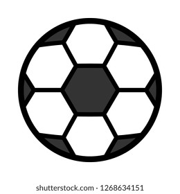 Cartoon Soccer Ball Icon