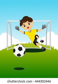 7,888 Football Hitting A Goal Images, Stock Photos & Vectors | Shutterstock