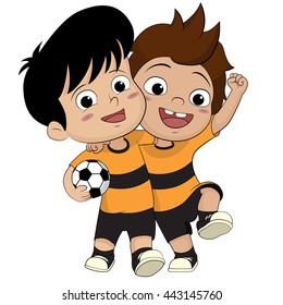 Two Boys Friends Stock Illustrations Images Vectors Shutterstock