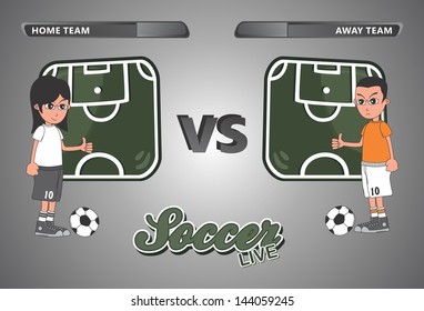 cartoon soccer match live