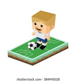 cartoon soccer player