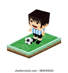 cartoon soccer player