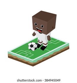 cartoon soccer player
