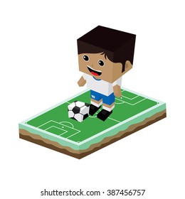 cartoon soccer player