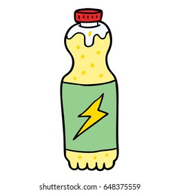 cartoon soda bottle