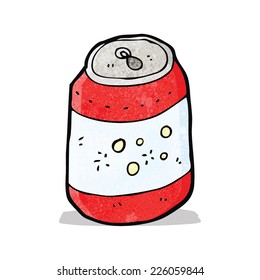 caricatura soda can