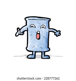 caricatura soda can