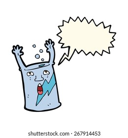 cartoon soda can