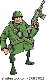 Clipart Illustration Us Army Guy Stock Illustration 94884 | Shutterstock