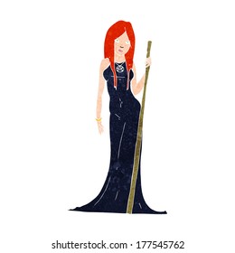 cartoon sorceress