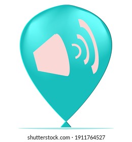 Cartoon Sound On Button Game GUI Ballon