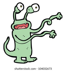 Cartoon Space Alien Stock Vector (Royalty Free) 104032673 | Shutterstock