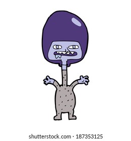 cartoon space alien