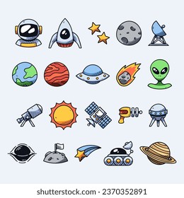 Dibujo de la mano del perro del espacio de dibujos animados