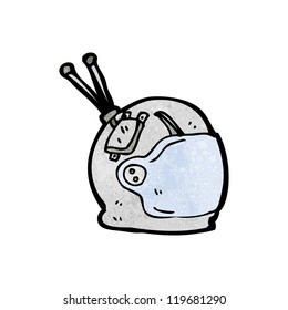 casco espacial de dibujos animados