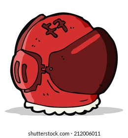 cartoon space helmet