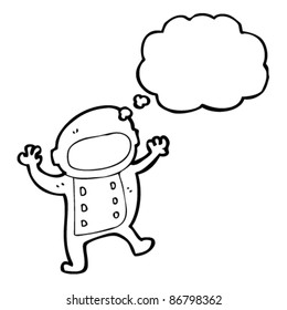 cartoon space kid