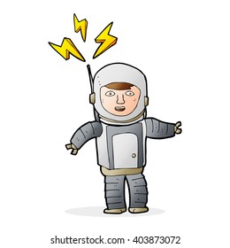 Cartoon Space Mann
