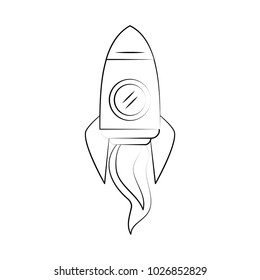 cartoon spacecraft ship