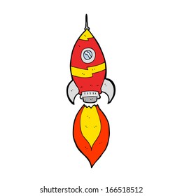 nave espacial de dibujos animados
