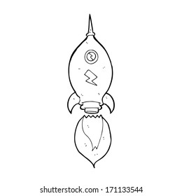 nave espacial de dibujos animados