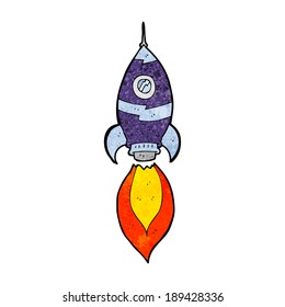 nave espacial de dibujos animados