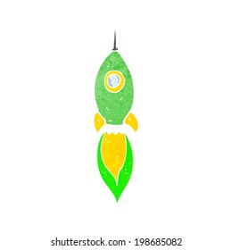 nave espacial de dibujos animados