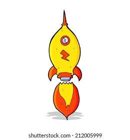 cartoon spaceship