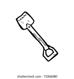 cartoon spade
