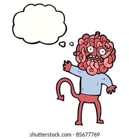 cartoon spaghetti monster