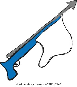 cartoon speargun