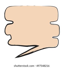  cartoon speech bubble, vector illustration icon