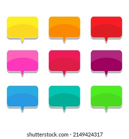 cartoon speech bubbles on yellow background Different doodle forms for your text, dialogs icon 3d vector Blank with text place. different hand drawn shapes isolated hand drawn speech bubbles isolated.