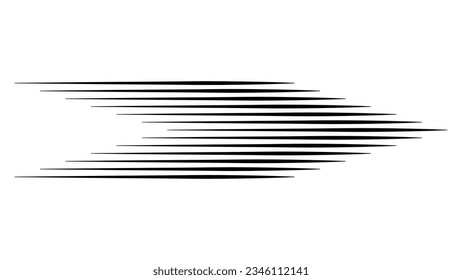 Cartoon speed line rapid motion dynamic stripe speed movement 