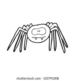 araña de dibujos animados