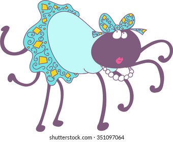 cartoon spider monster