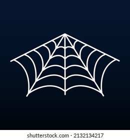 Cartoon spider web, Vector, Illustration.