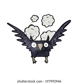 cartoon spooky bird