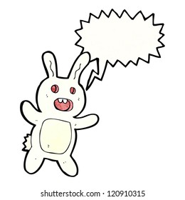 cartoon spooky bunny rabbit
