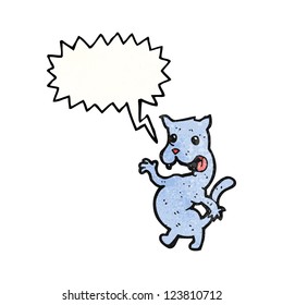 cartoon spooky cat