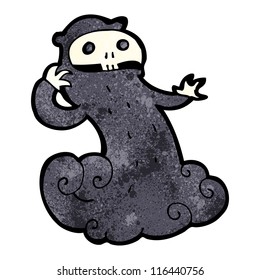 cartoon spooky death ghost
