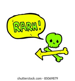 cartoon spooky direction sign cartoon spooky direction sign