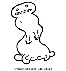 cartoon spooky ghost