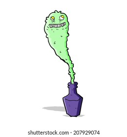 cartoon spooky ghost in