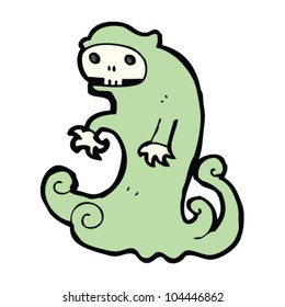 cartoon spooky ghost character