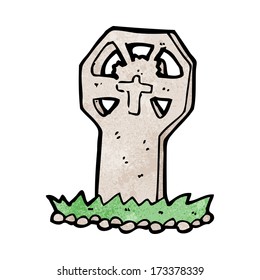 cartoon spooky grave